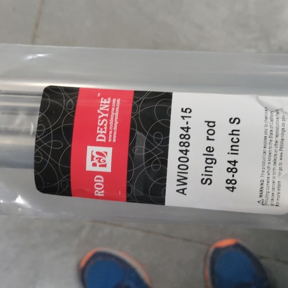 Rod Desyne Sun 13/16" Curtain Rod 48"-84" - Picture 2 of 5